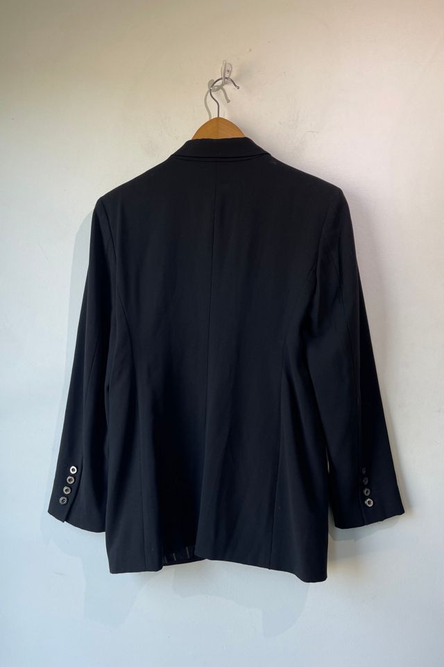 Vintage Matsuda Black Lightweight Wool Blazer Selected by The Curatorial Dept. #2