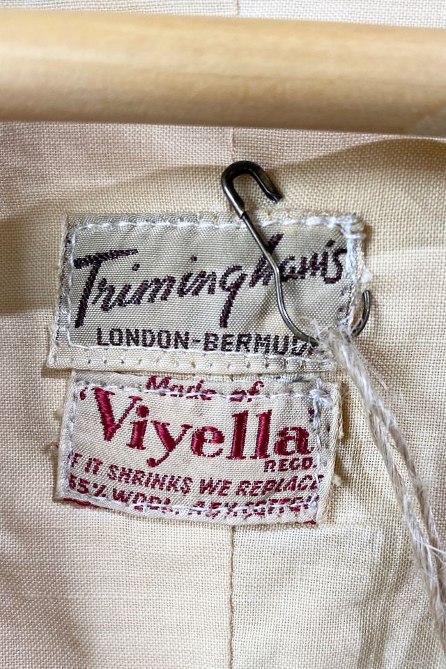 Vintage Trimmingham’s Cream Navy Red Grid Vest Selected by The Curatorial Dept. #2