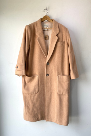 Vintage Matsuda Peach Wool Overcoat Selected by The Curatorial Dept.