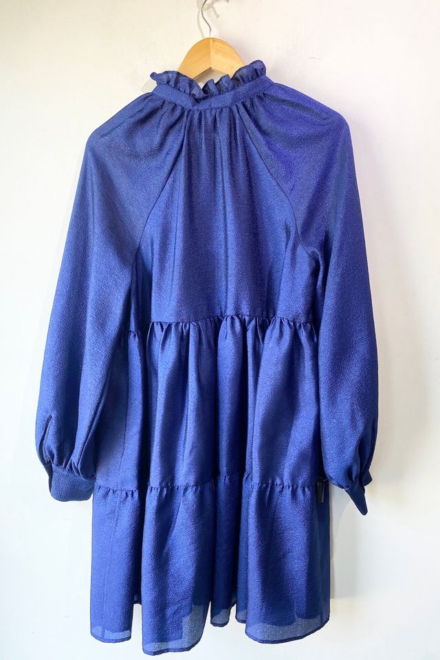 Stine Goya Blue Tiered Dress Selected by The Curatorial Dept. #1