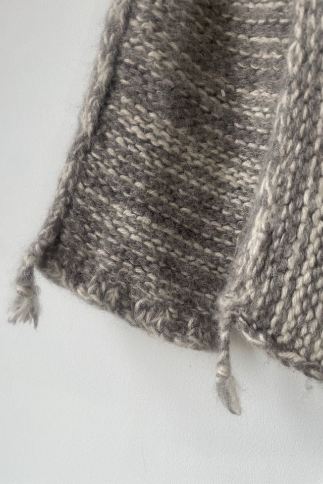 Kkibo Grey White Alpaca Knit Sweater Selected by The Curatorial Dept. #1