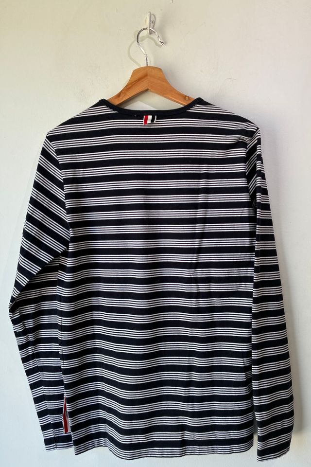 Thom Browne Navy Striped Long Sleeve Shirt Selected by The Curatorial Dept. #2