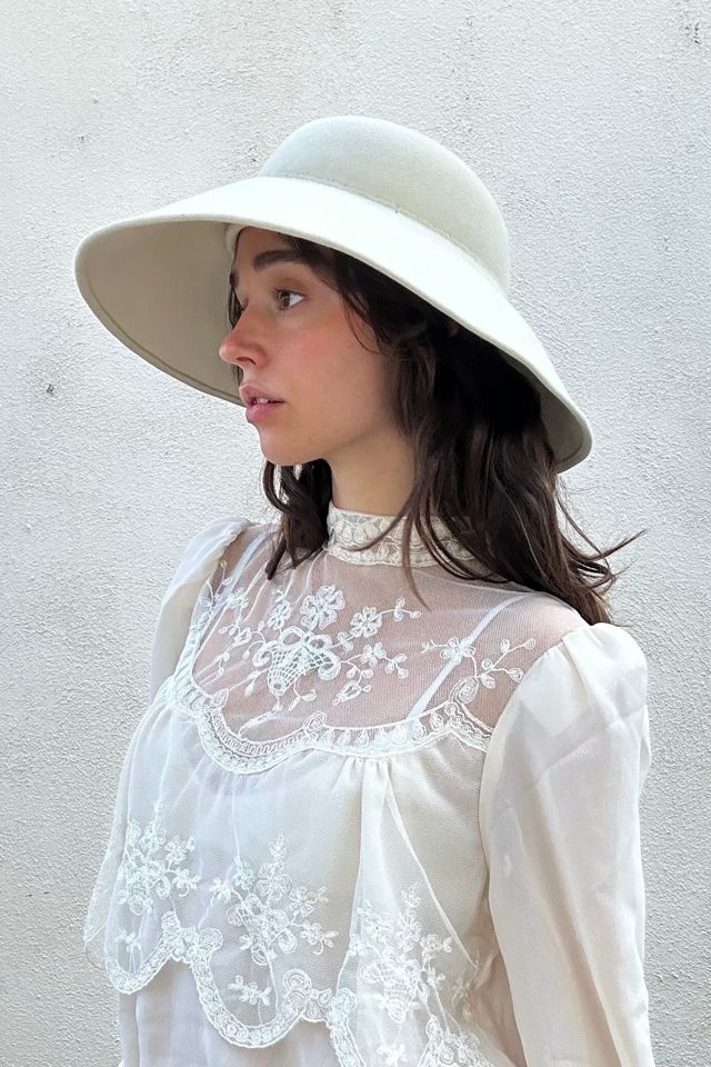 Matsuda Cream Felted Wool Hat Selected by The Curatorial Dept. #2