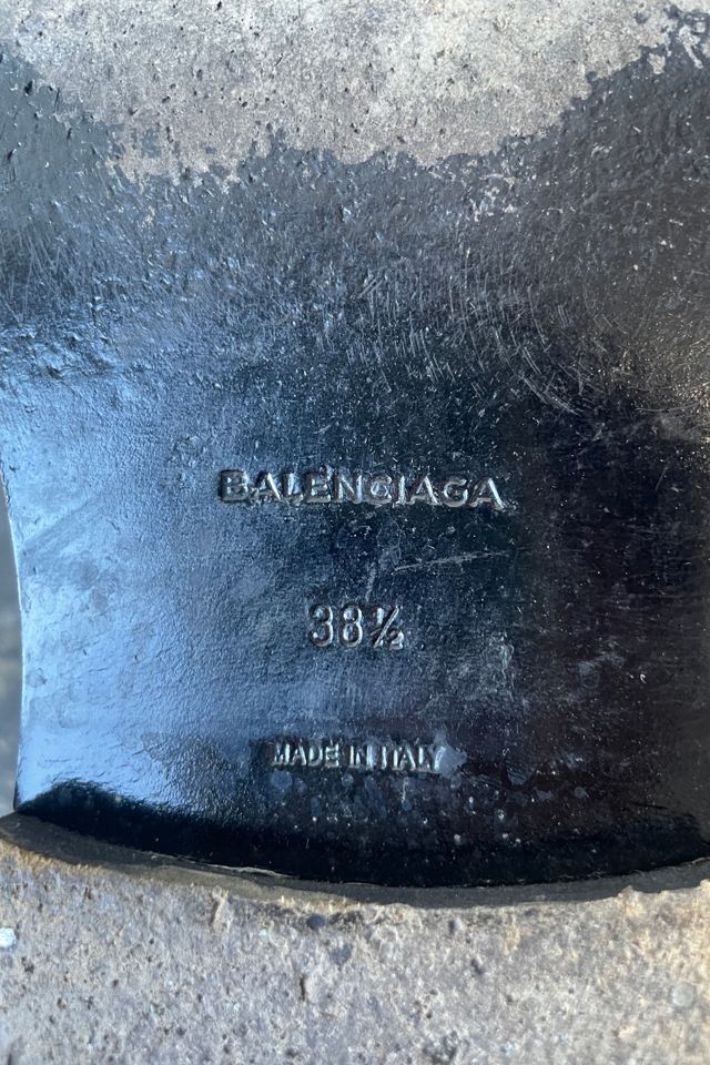 Balenciaga Black Gold Studded Short Boots Selected by The Curatorial Dept. #3