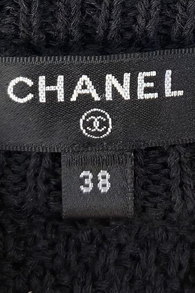 Chanel Coco Neige Black/White Knit Pants Selected by The Curatorial Dept. #3