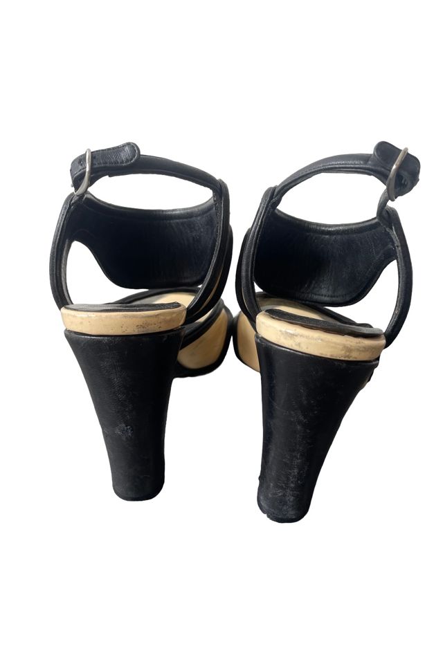 Balenciaga Black and Tan Cyber Heels Selected by The Curatorial Dept. #2