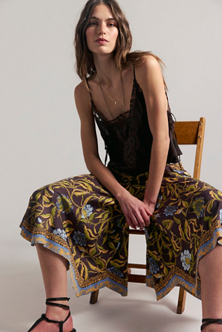 Sweet Reaction Pull-On Wide-Leg Crop Pants