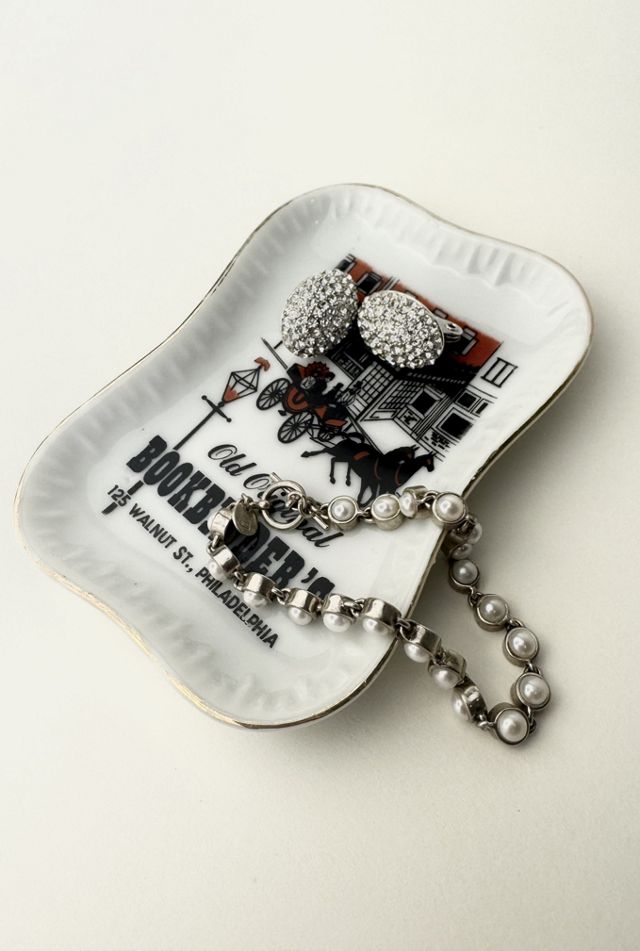 Vintage 1950s Bookbinder’s Philadelphia Porcelain Dish selected by Stagecoach Home Design LLC #2