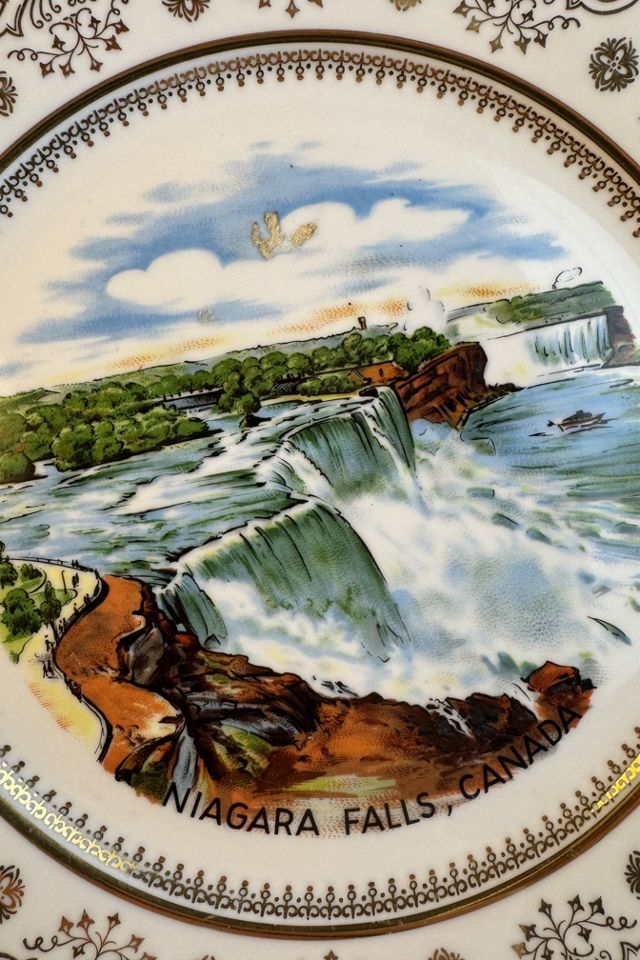 Vintage Niagara Falls Canada Souvenir Plate selected by Stagecoach Home Design LLC #1