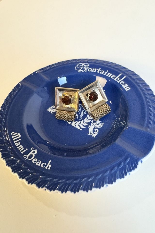 Fontainebleau Miami Beach Blue Ashtray selected by Stagecoach Home Design LLC #2
