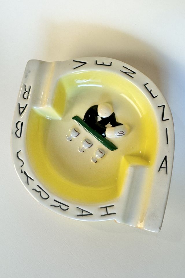 Vintage 1950s Harry’s Bar Venezia Italy Ceramic Ashtray selected by Stagecoach Home Design LLC #2