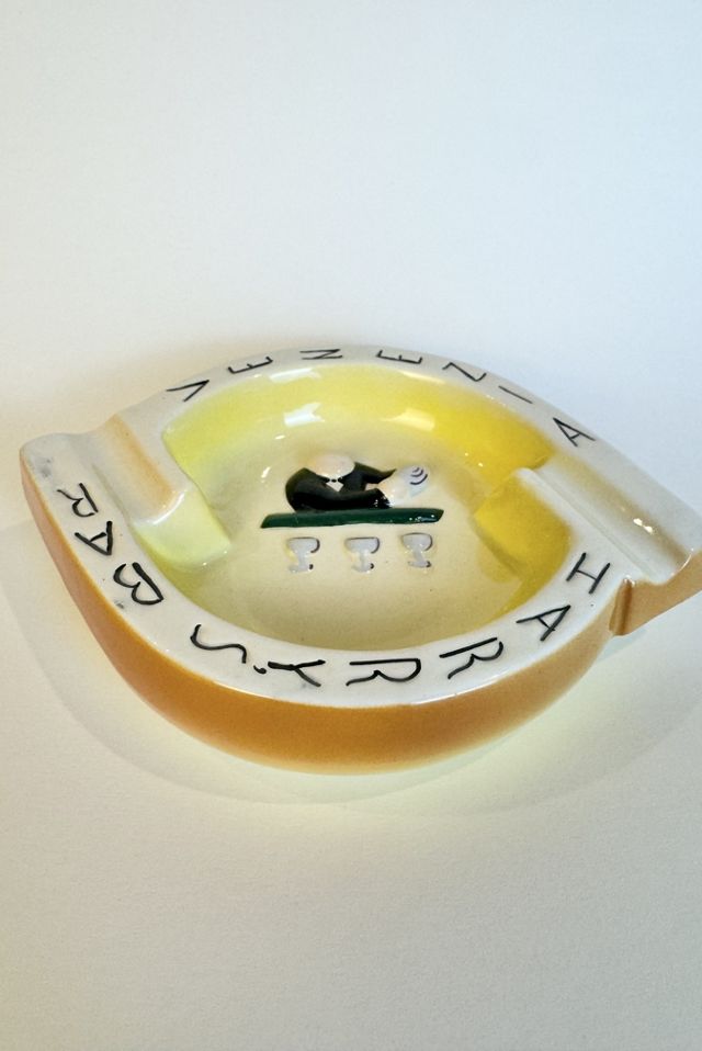 Vintage 1950s Harry’s Bar Venezia Italy Ceramic Ashtray selected by Stagecoach Home Design LLC #3