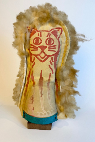 Vintage Carnival Target Cat selected by Stagecoach Home Design LLC