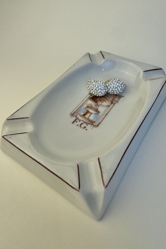 Vintage Limoges “F.G.” Fountain Ashtray selected by Stagecoach Home Design LLC #2
