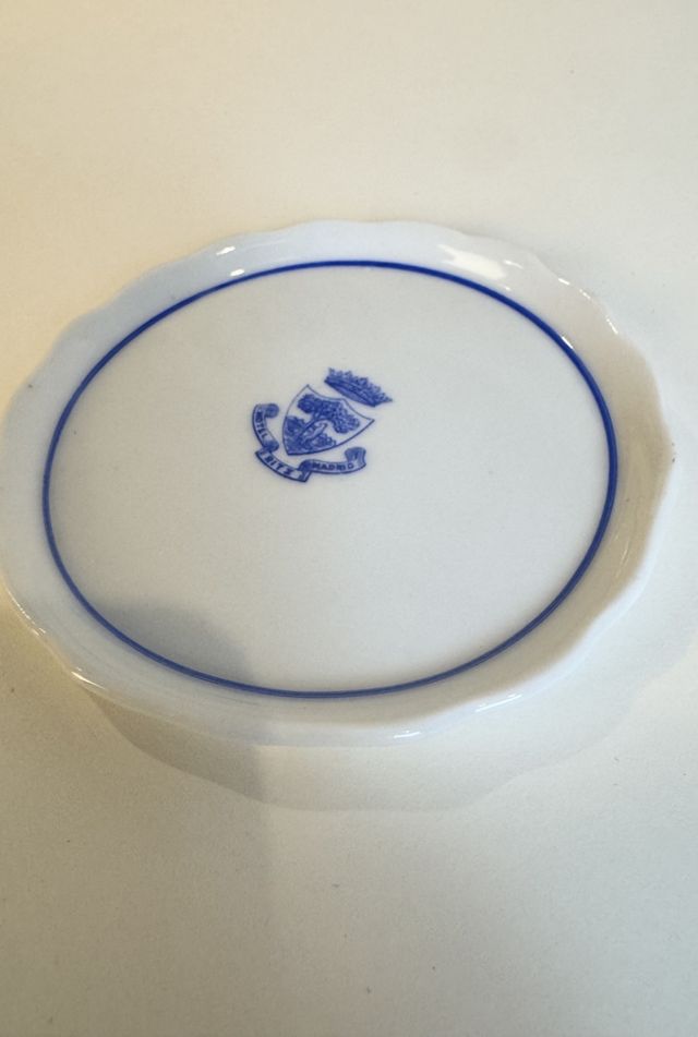 Vintage 1950s Hotel Ritz Madrid Porcelain Dish selected by Stagecoach Home Design LLC #1