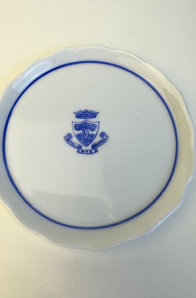 Vintage 1950s Hotel Ritz Madrid Porcelain Dish selected by Stagecoach Home Design LLC #2
