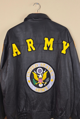 Vintage US Army Leather Jacket Selected By The Igala NYC