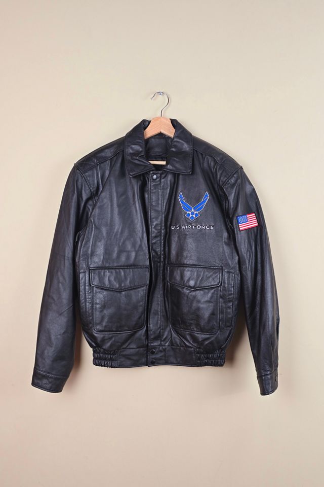 Vintage US Airforce Leather Jacket Selected By The Igala NYC #1