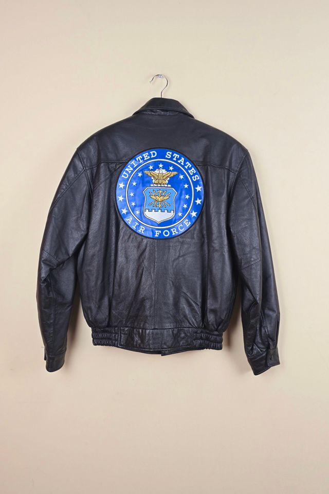 Vintage US Airforce Leather Jacket Selected By The Igala NYC #2
