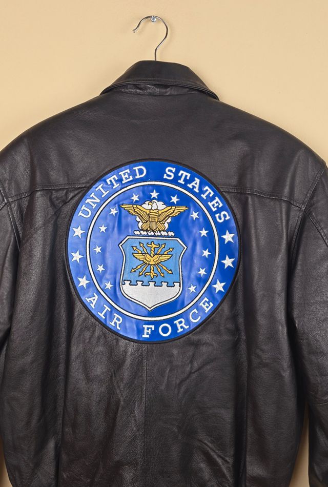 Vintage US Airforce Leather Jacket Selected By The Igala NYC #3