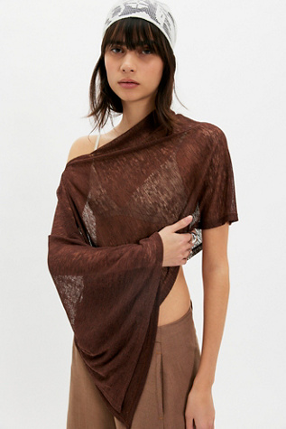 Maggie Everyday Poncho Jacket at Free People in Bitter Chocolate
