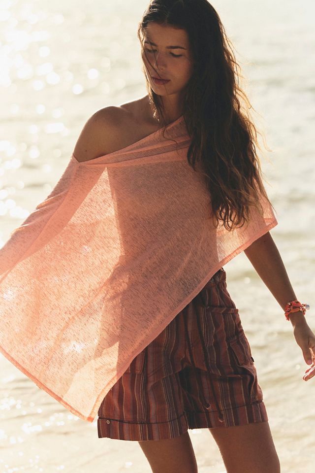 Maggie Everyday Asymmetrical Knit Poncho #1