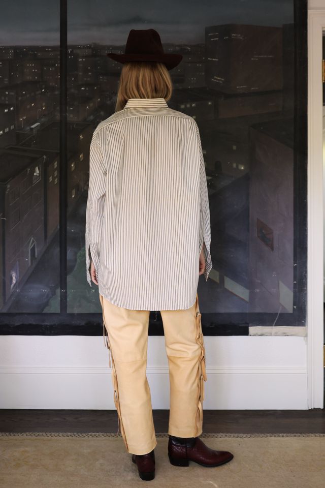 Vintage 1940s Deadstock Striped Button-Down by Lauren Owen of Texas #3