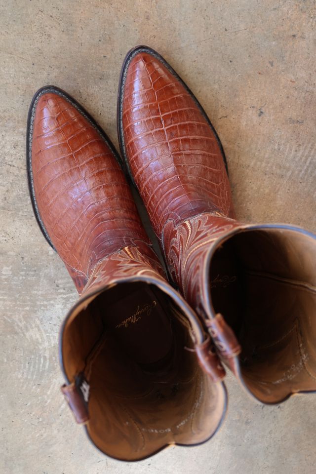 Vintage Larry Mahan Alligator Cowboy Boots by Lauren Owen of Texas #2
