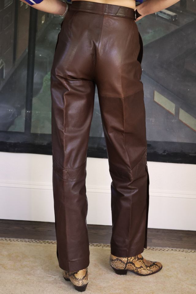 Vintage 1980s Mario Valentino Leather Pants by Lauren Owen of Texas #1