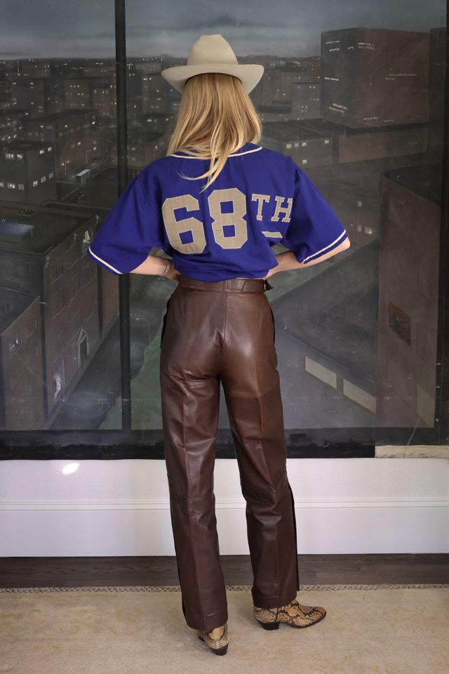 Vintage 1980s Mario Valentino Leather Pants by Lauren Owen of Texas #3