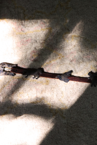 Vintage Sterling Silver Animal Belt by Lauren Owen of Texas
