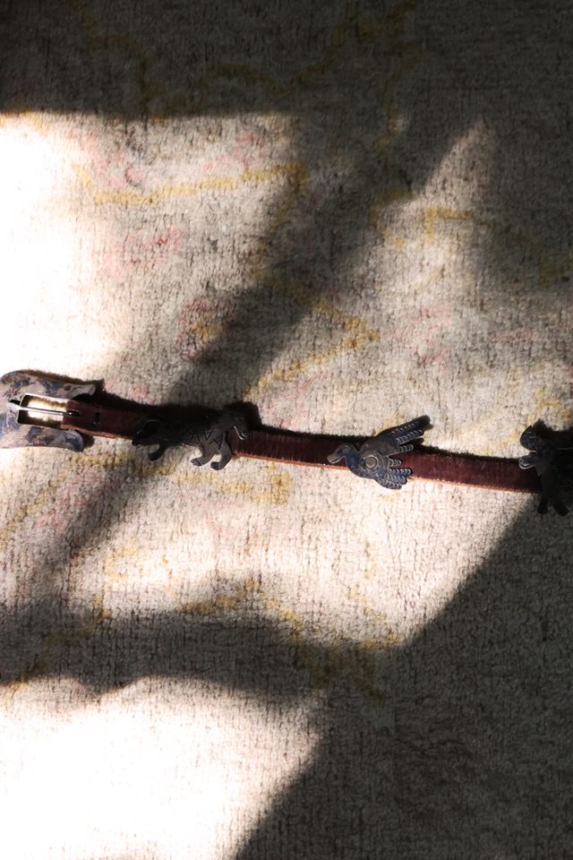 Vintage Sterling Silver Animal Belt by Lauren Owen of Texas