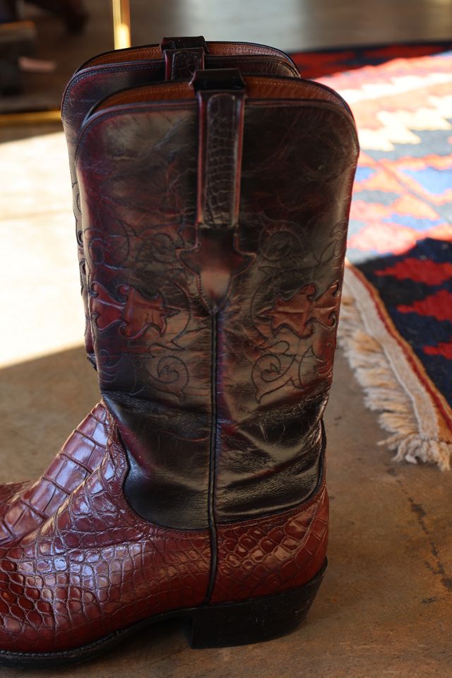 Vintage Lucchese Alligator Cowboy Boots by Lauren Owen of Texas #2