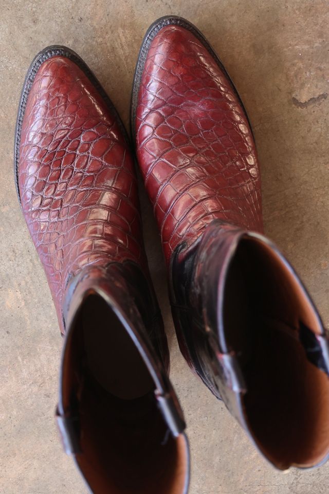 Vintage Lucchese Alligator Cowboy Boots by Lauren Owen of Texas #3