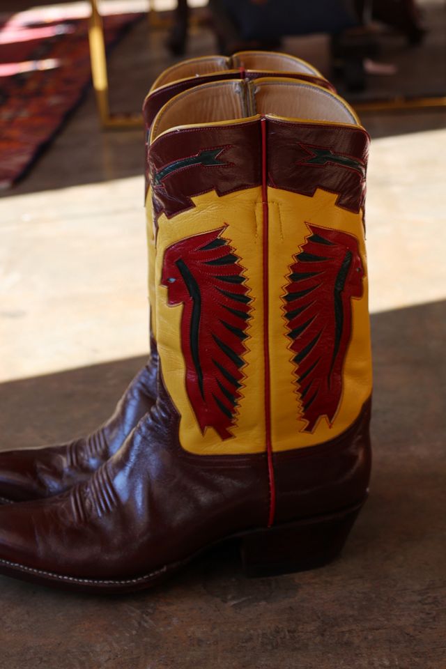 Vintage 1990s Rocketbuster Broken Arrow Cowboy Boots by Lauren Owen of Texas #1