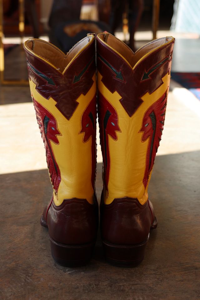 Vintage 1990s Rocketbuster Broken Arrow Cowboy Boots by Lauren Owen of Texas #2