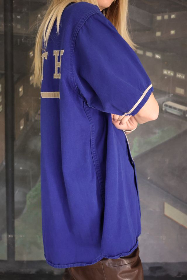 Vintage 1940s Twill Baseball Shirt by Lauren Owen of Texas #2