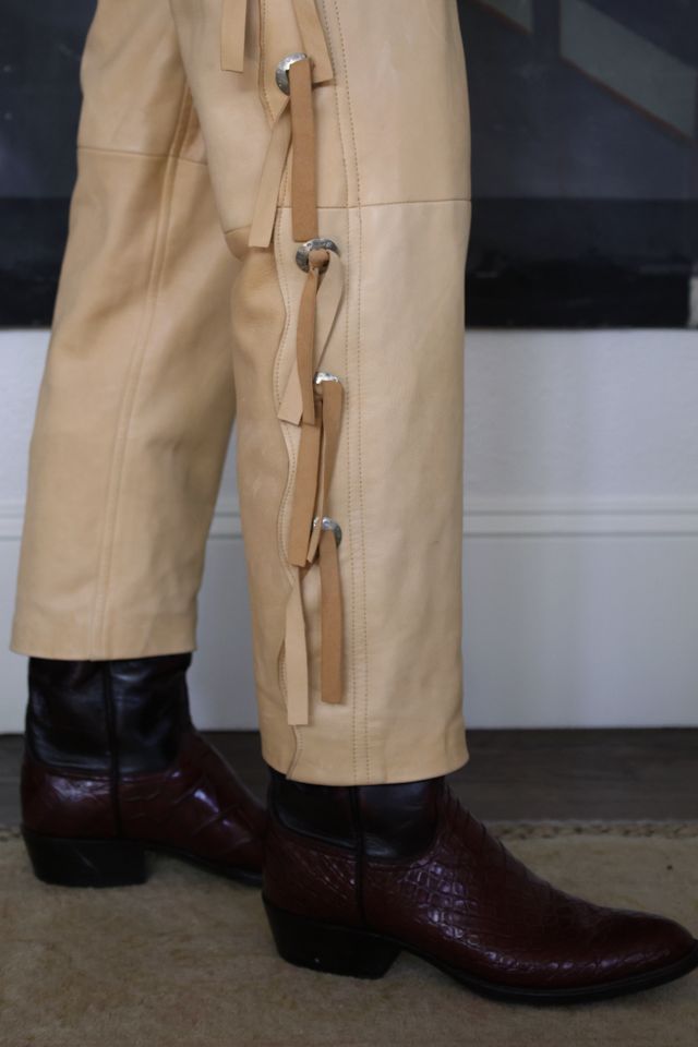 Vintage 1980s Ralph Lauren Country Lambskin Pants by Lauren Owen of Texas #2