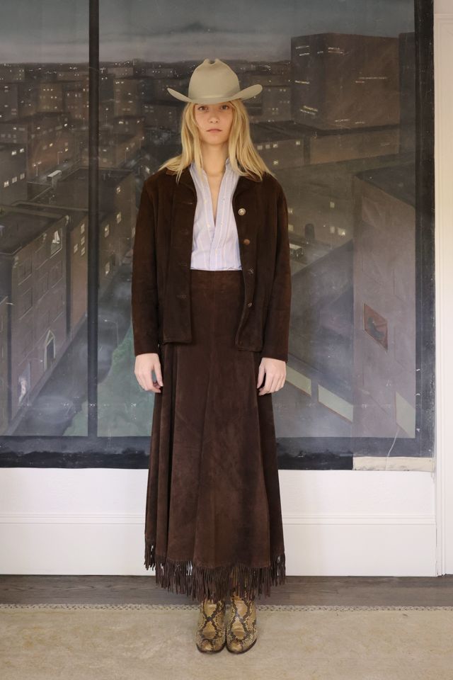 Vintage 1950s Suede Jacket with Removable Liner by Lauren Owen of Texas