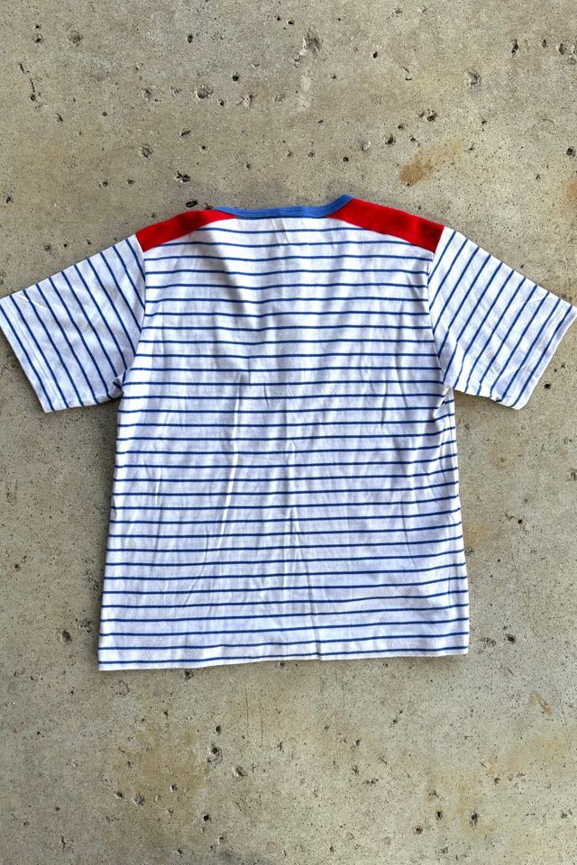 Vintage 1980s Striped Henley Tee Selected by Cherry #2