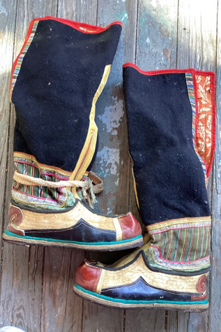 Vintage Patchwork Boots Selected by Cherry