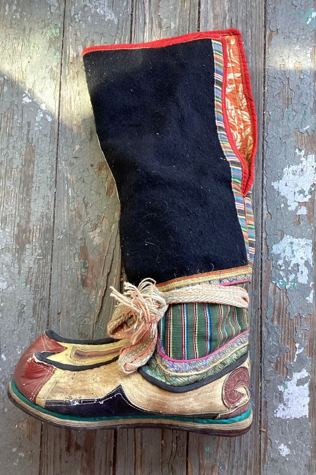 Vintage Patchwork Boots Selected by Cherry #1