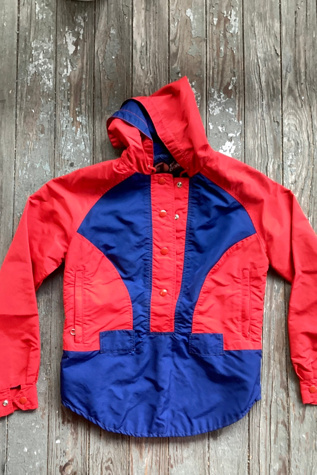 Vintage 1980s Color Block Windbreaker Selected by Cherry