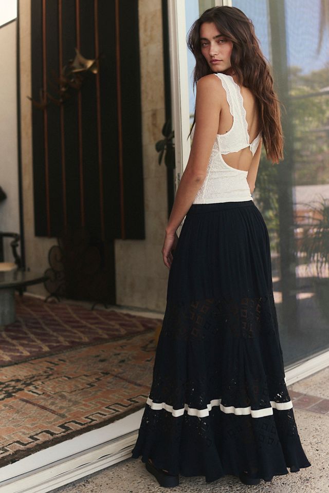 Swept Away Maxi Skirt #1
