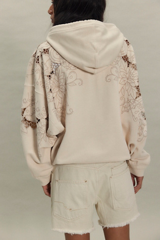 We The Free Where Are The Umbrellas Zip-Up at Free People in White, Size: M