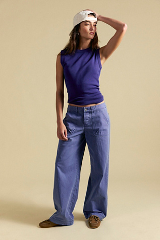 We The Free Yours Truly Low-Rise Cargo Chino Pants