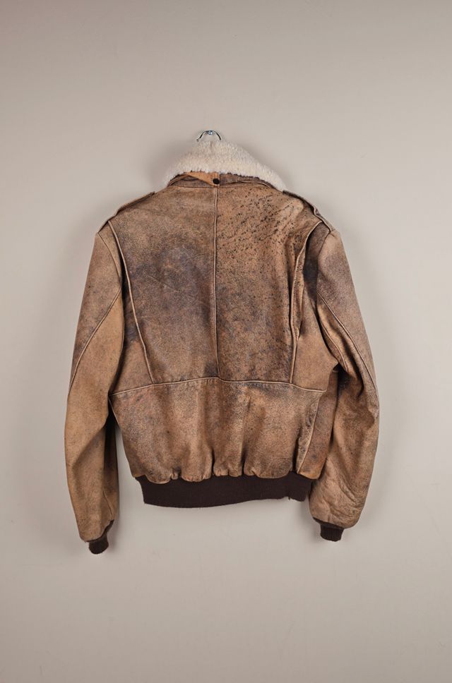 Vintage Reed Brown Leather Jacket Selected By The Igala NYC #3