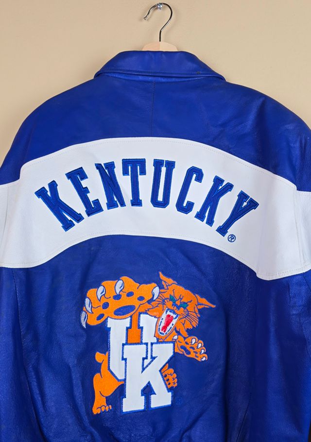 Vintage College Phase University of Kentucky Leather Jacket Selected By The Igala NYC #3