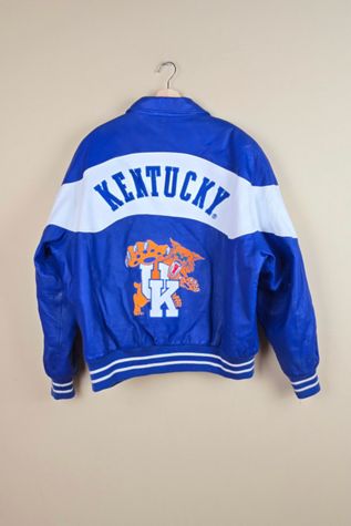 Vintage College Phase University of Kentucky Leather Jacket Selected By The Igala NYC
