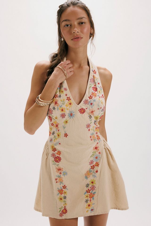 Island Letter Mini Dress #1